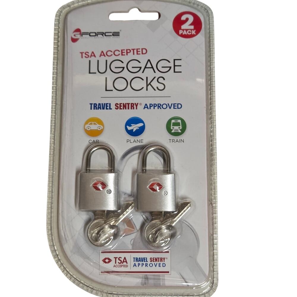 G Force  2 Pack TSA Accepted Luggage Locks